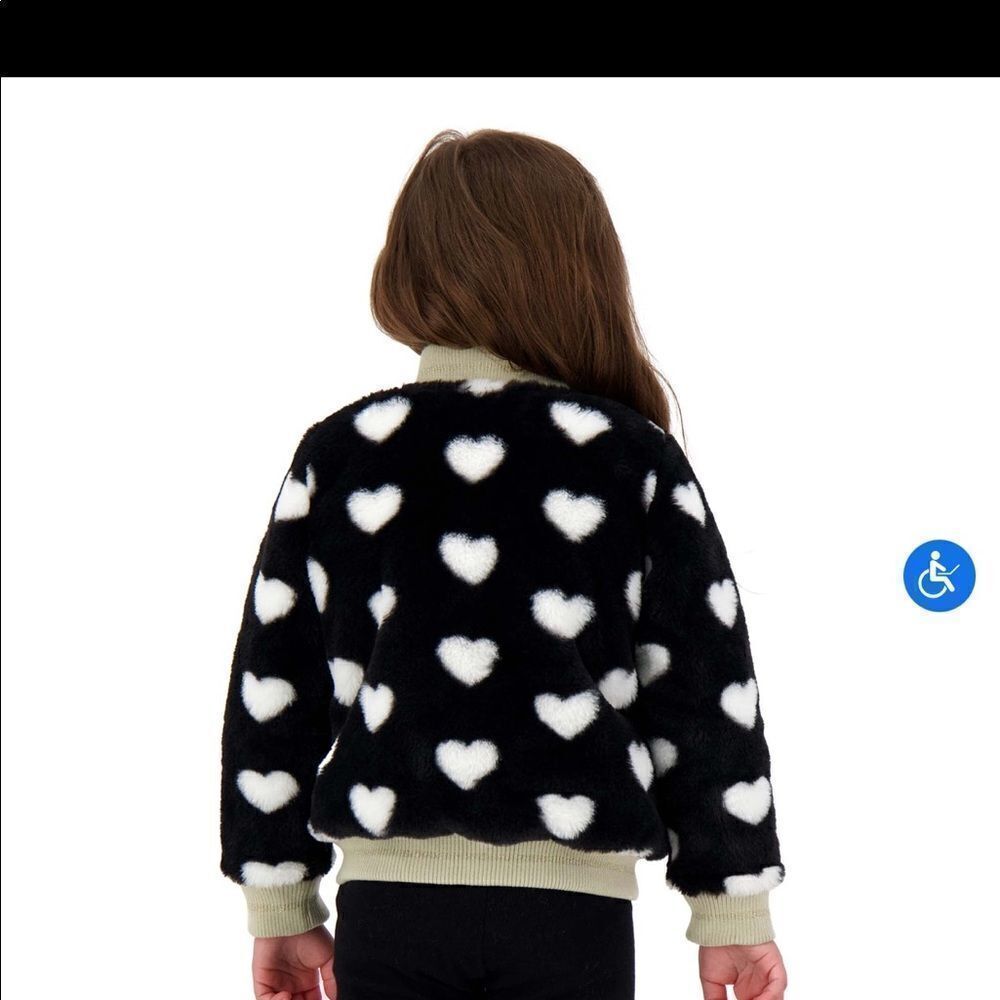 🔥Andy & Evan Girls Reversible Bomber Jacket 3T 2 in 1 - Picture 2 of 9